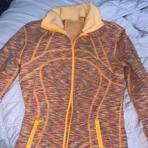 🦄🦄 Lululemon Define Jacket Space Dye- Orange Tang